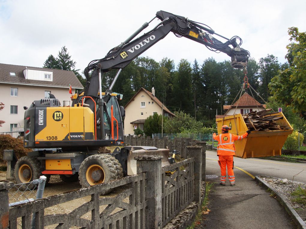 Altholz wird sorgfältig abgetragen. Foto: Stiftung 3FO (FK).