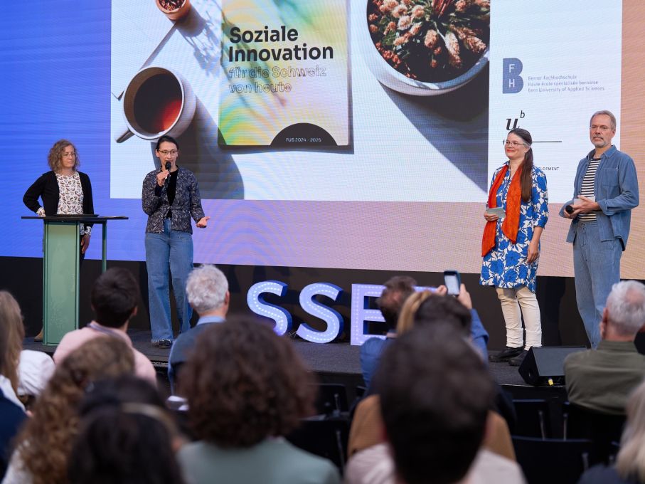 Erstes Panel rund um "Soziale Innovation". Foto: SSEF