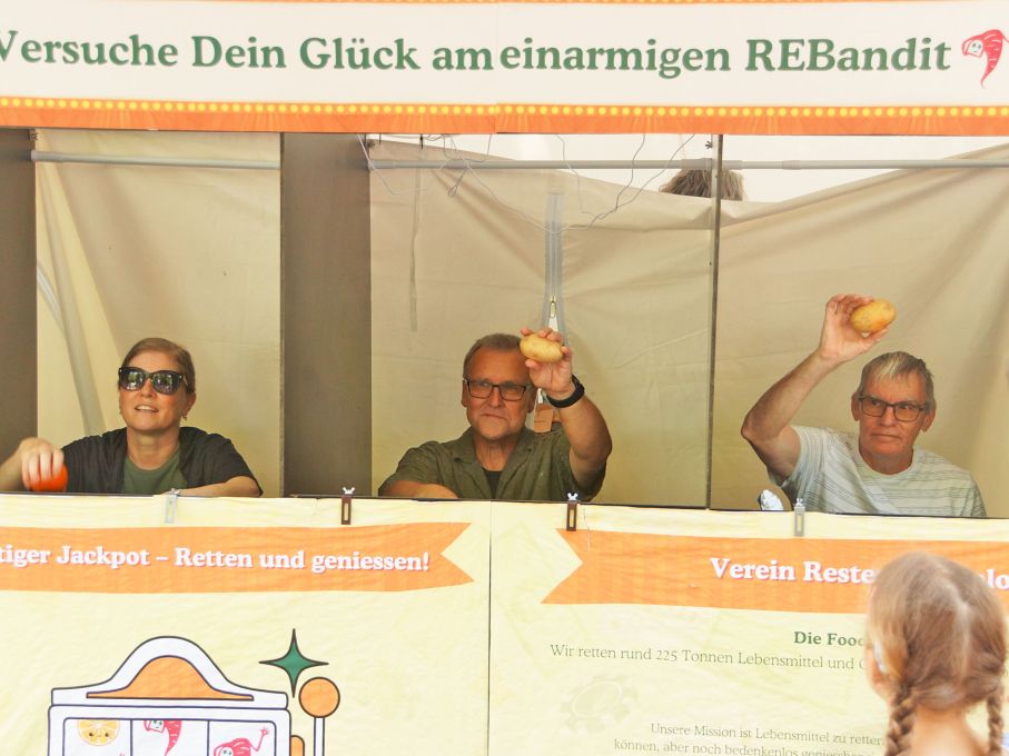 Sehr amusant... der REBandit! Foto: Stiftung 3FO (FK).