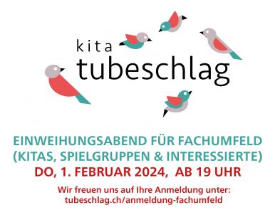 Kita Tubeschlag: Einweihungsabend für Fachumfeld 